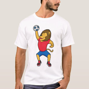 Lion Handball-speler Handball T-shirt