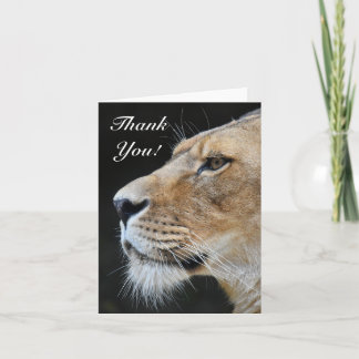 Lion Hartelijk dank Bedankkaart