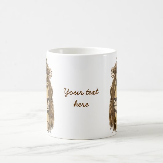 Lion Head aangepaste mok (Center)