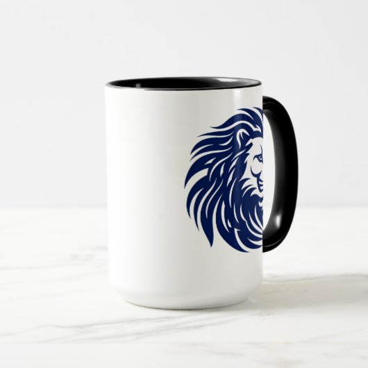 "Lion Head" bedrukte combo kleur Mok Cup (Voorkant rechts)