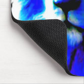 Lion Head Blue mousepad Muismat (Hoek)