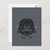 Lion Head Briefkaart (Voorkant / Achterkant)
