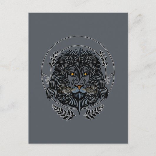 Lion Head Briefkaart (Voorkant)