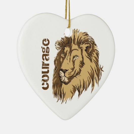 Lion head custom Courage custom ornament (Rechts)