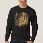 Lion Head custom T-shirt - Moed (Voorkant)