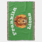 Lion Head Deken (Voorkant Verticaal)