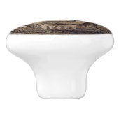 Lion Head Keramische Knop (Zijkant)