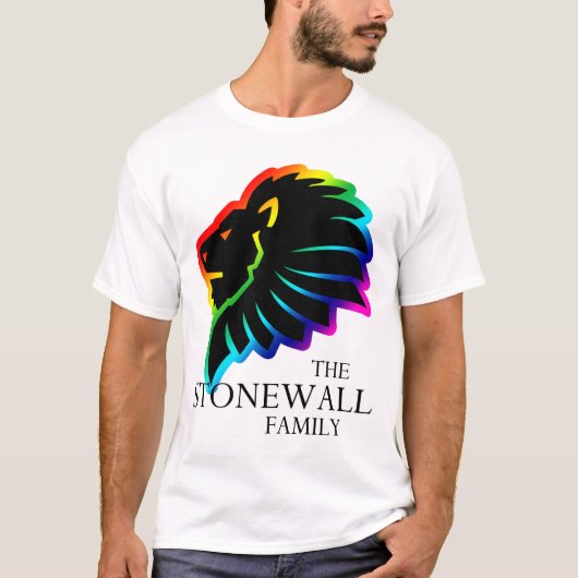 Lion Head met Text T-shirt (Voorkant)