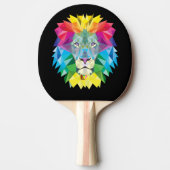 Lion Head op Black Tafeltennisbatje (Voorkant)