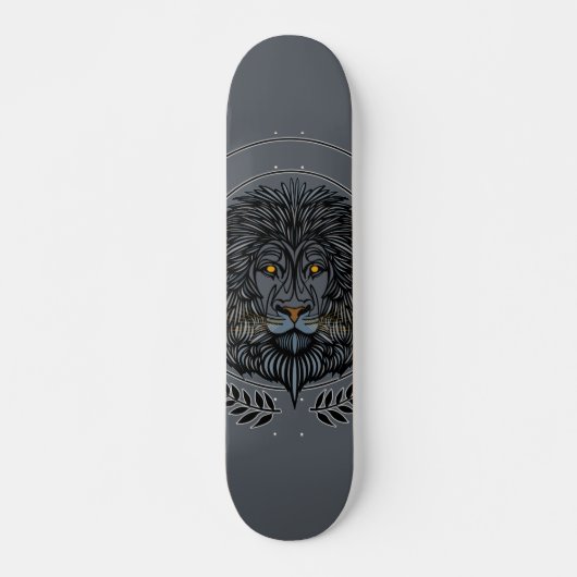Lion Head Persoonlijk Skateboard (Voorkant)
