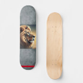 Lion Head Persoonlijk Skateboard (Voorkant)