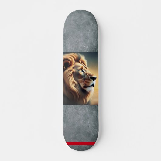 Lion Head Persoonlijk Skateboard (Voorkant)