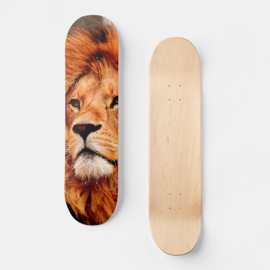 Lion Head Persoonlijk Skateboard (Voorkant)
