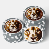 Lion Head Poker Chip (Opstapeling)