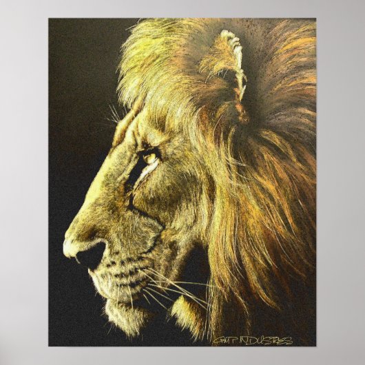 Lion Head Poster (Voorkant)