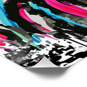 Lion Head Poster Print - Roze lionachtige Poster g (Hoek)