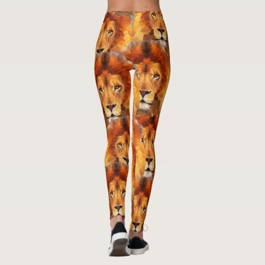 Lion Head Print Leggings (Achterkant)
