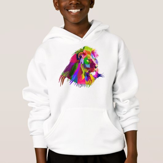 Lion Head Prismatic Pop Art Design-62502 (Voorkant)