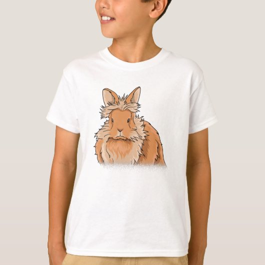 Lion Head Rabbit Gift T-shirt (Voorkant)