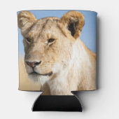 Lion head safari animal big foto blikjeskoeler (Achterkant)