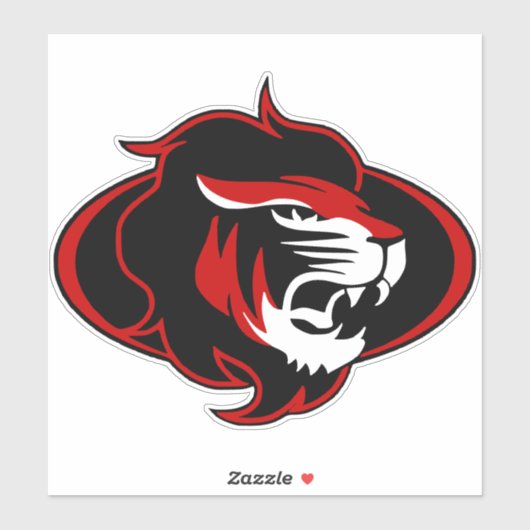 Lion Head Sticker (Vel)