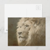 Lion Head the King Modern Pop Art Sjabloon Briefkaart (Voorkant / Achterkant)
