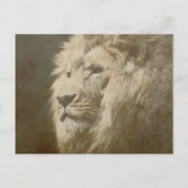 Lion Head the King Modern Pop Art Sjabloon Briefkaart (Voorkant)