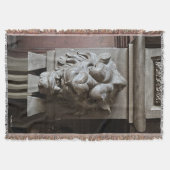 Lion Head Throw Blanket Deken (Voorkant)