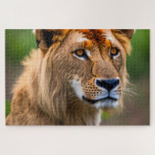 Lion Headshot Legpuzzel (Horizontaal)