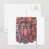 Lion Heart Briefkaart (Voorkant / Achterkant)