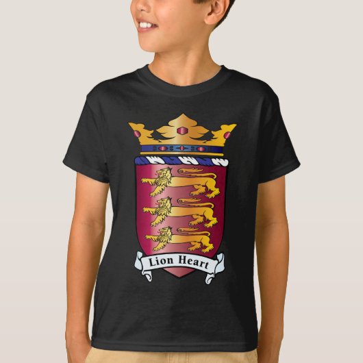 Lion Heart Crest T-shirt (Voorkant)