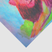 Lion Heart - Wild Animal Big Cat Art Tekening Tissuepapier (Detail)