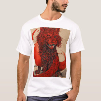 Lion Hearted: Fierce en Fearless T-Shirt
