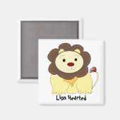 Lion Hearted Magneet (Voorkant / Achterkant)