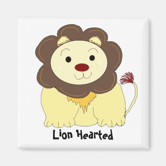 Lion Hearted Magneet (Voorkant)