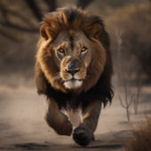 Lion heeft het recht om de puzzel van Jigzaag te g