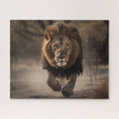 Lion heeft het recht om de puzzel van Jigzaag te g Legpuzzel (Horizontaal)
