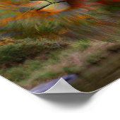 Lion Herfst Foliage Fantasy Art Poster (Hoek)