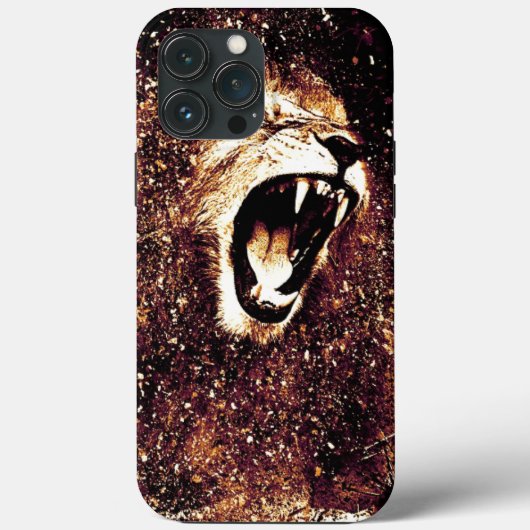 Lion Hoesje-Mate iPhone Case (Achterkant)