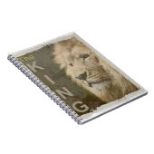 Lion Hoofd van de Sjabloon van de King Pop Art Afb Notitieboek (Rechterzijde)