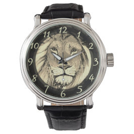 Lion Horloge
