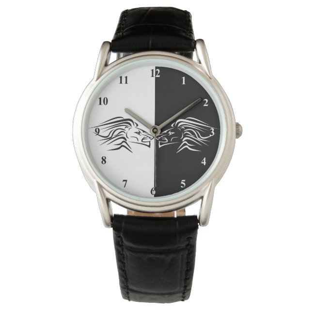 Lion horloge cadeau (Voorkant)