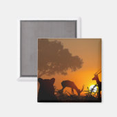 Lion Hunt Magneet (Voorkant / Achterkant)