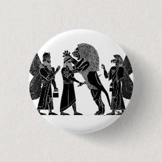 Lion Hunt Ronde Button 3,2 Cm