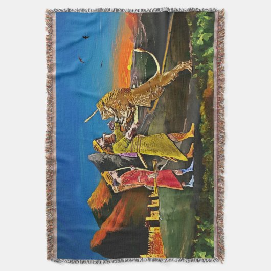 Lion Hunter Deken (Voorkant Verticaal)