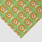 Lion Illustratie tissuepapier (Detail)