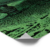 Lion Illustration Print Serene Indoor Setting (Hoek)