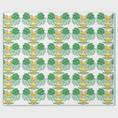 Lion Illustration Safari modern Cadeaupapier (Vlak)