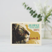 Lion in Arawale National Reserve (Kenia) Briefkaart (Staand voorkant)
