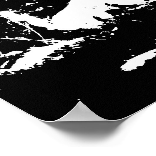 Lion in Black and White Poster (Hoek)